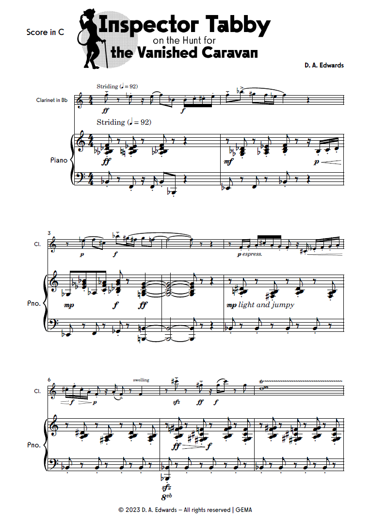 2 - Preview of the piano score